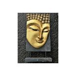 Buddha gilded standing plaque