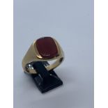 9ct gold signet ring