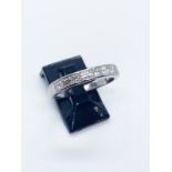 18ct white gold diamond ring