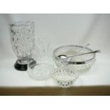 Pressed glass items