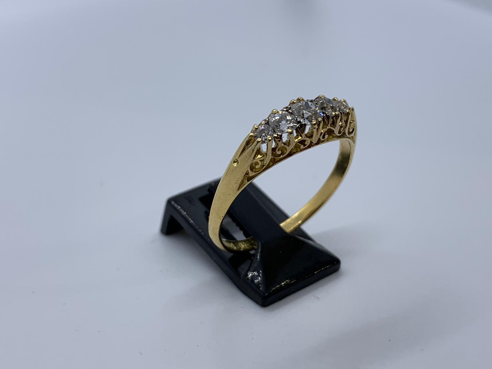 18ct gold diamond ring - Image 3 of 5