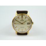 Gents vintage 18ct gold Omega wristwatch