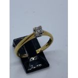 18ct gold diamond ring