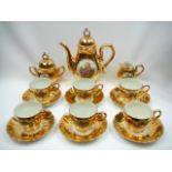 Lustre coffee set