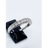 9ct white gold diamond ring