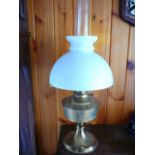 Brass oil lamp