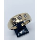 9ct gold diamond ring