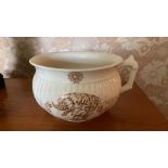 Transfer printed chamber pot