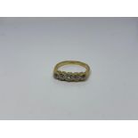 18ct gold platinum & diamond ring