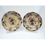 Pair of Ironstone plates etc