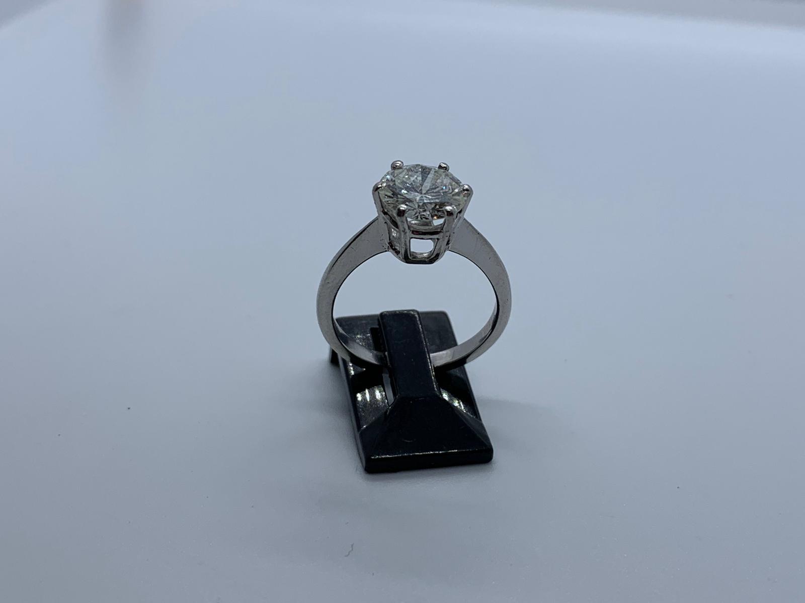 Platinum diamond ring - Image 5 of 6
