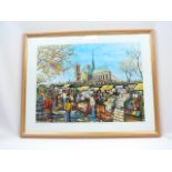 Framed print of Notre Dame