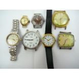 x7 vintage Timex watches.