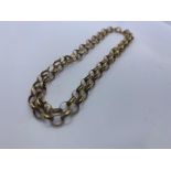 9ct gold oval chain