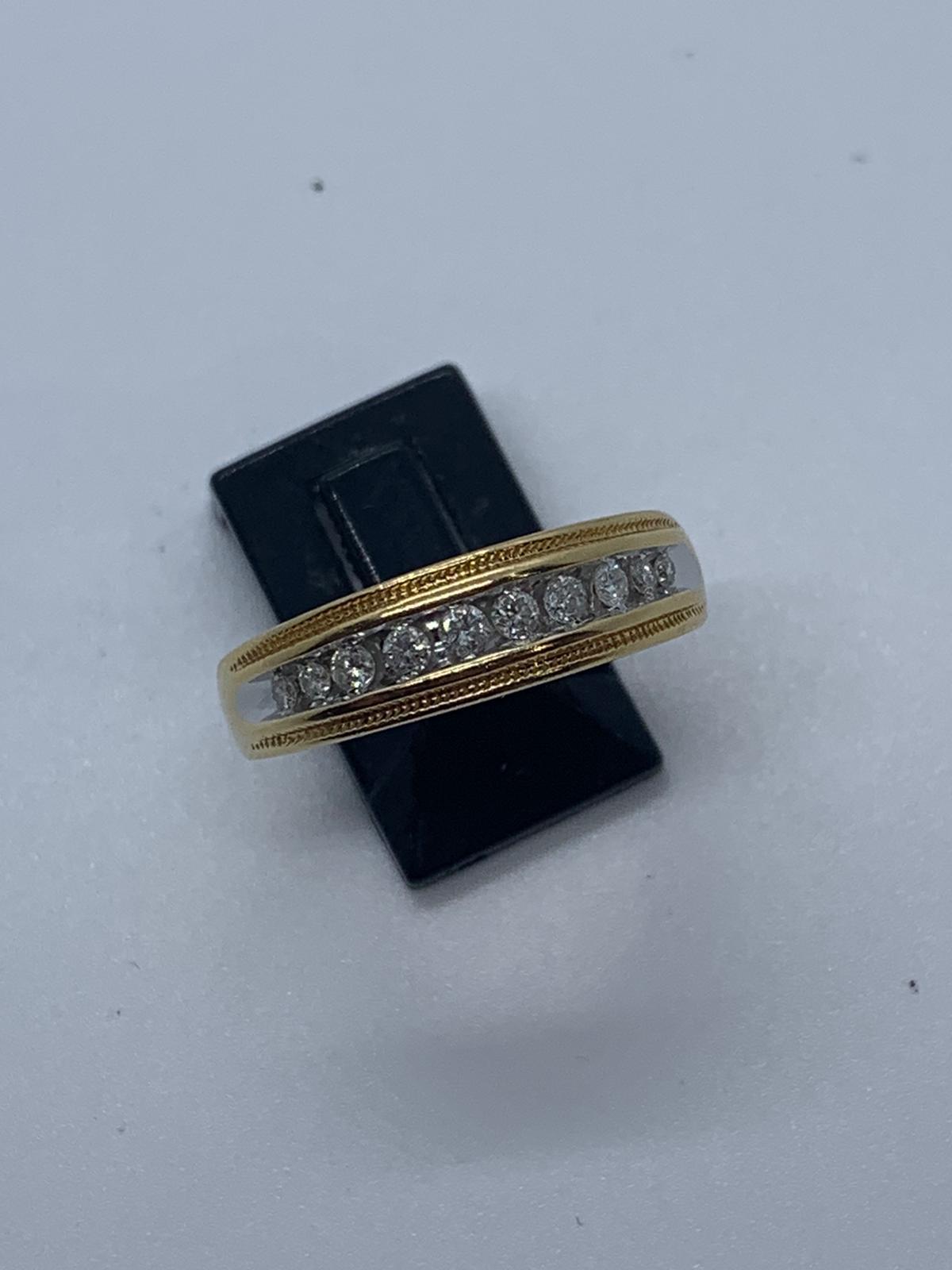 18ct gold diamond ring - Image 2 of 2