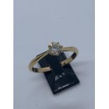 18ct gold diamond ring