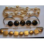 x7 vintage bead costume necklaces