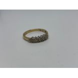 9ct gold diamond ring