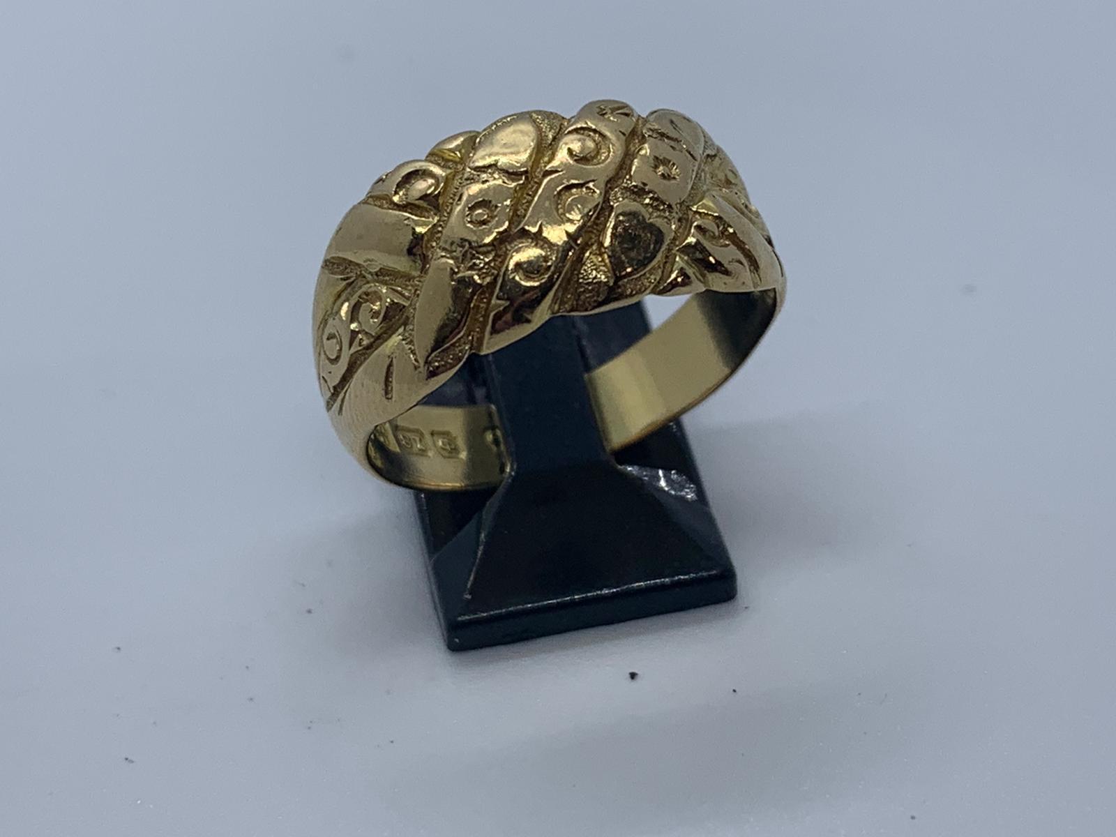 18ct gold ring