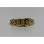 18ct gold and diamond ring