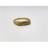 18ct gold and diamond ring