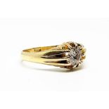 18ct gold and diamond ring