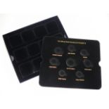 2 x coin collectors trays