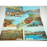 x7 vintage Butlins postcards etc