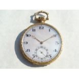 Gents gold JCB pocketwatch