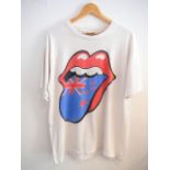 Vintage Rolling Stones crew worn tour t shirt