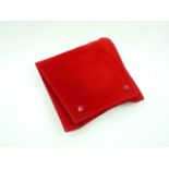 Cartier suede pouch