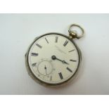 Gents Antique Silver Pocket Watch