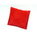 Cartier suede pouch