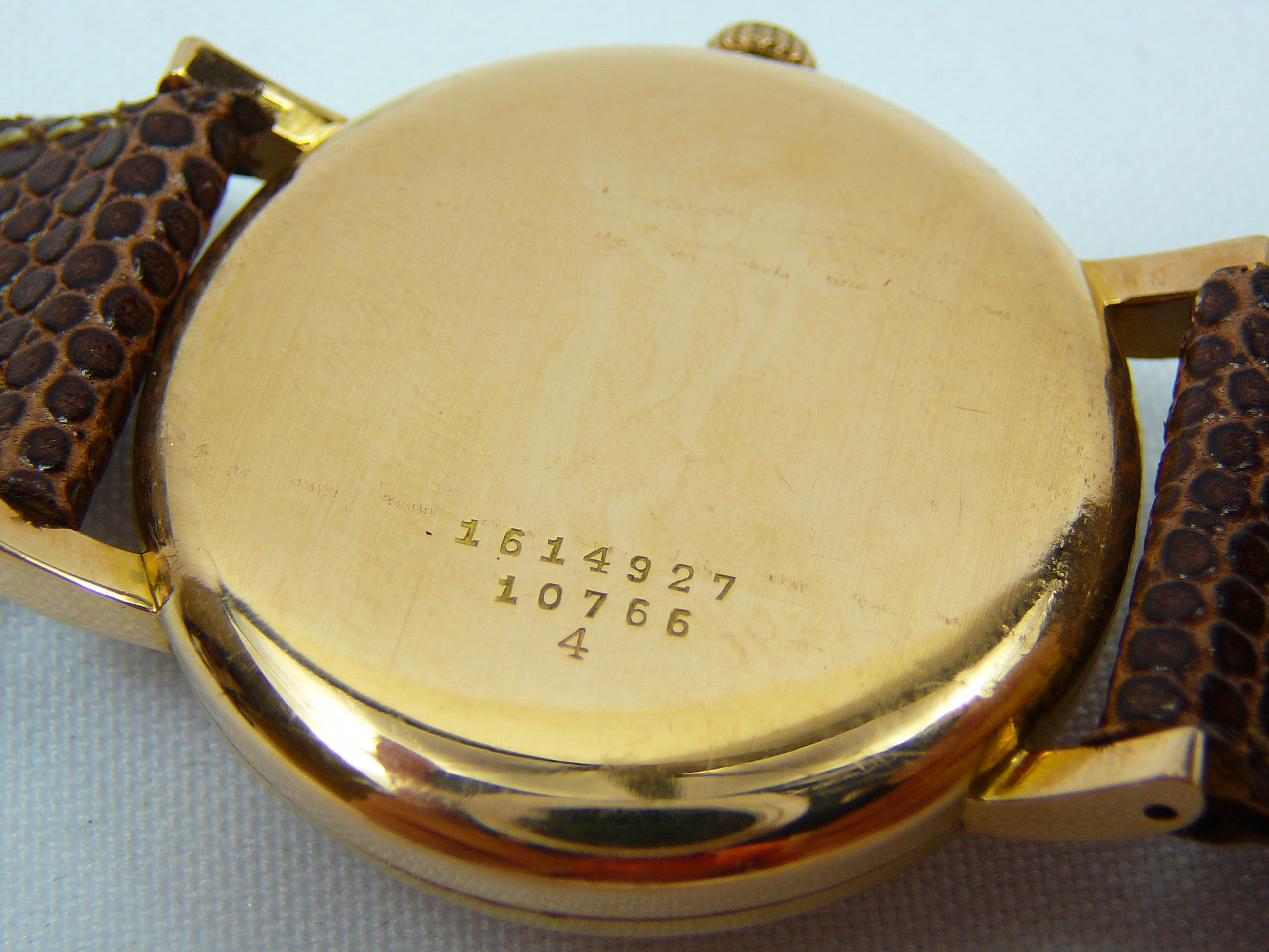 Gents Vintage Gold Universal Wrist Watch - Image 5 of 9
