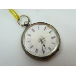 Ladies Antique Silver Fob Watch