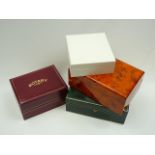 x4 assorted watch boxes