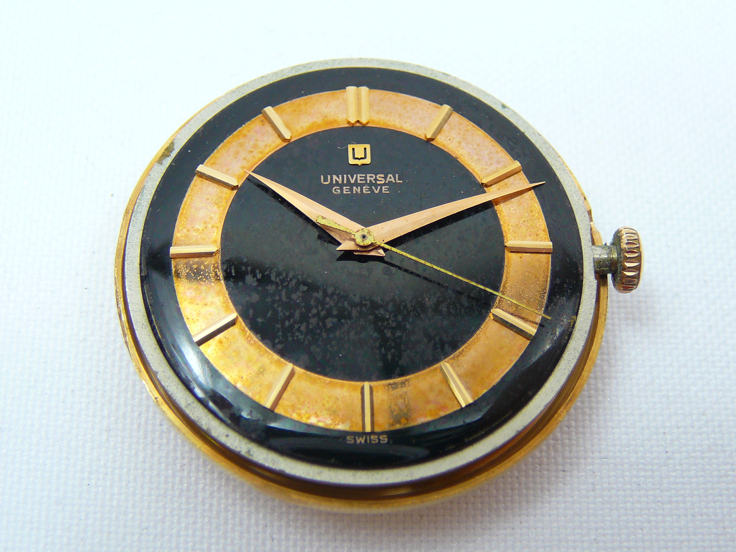 Gents Vintage Gold Universal Wrist Watch - Image 7 of 9