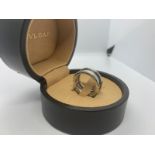 18ct gold BVLGARI ring