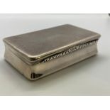 Silver trinket box