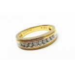 18ct gold and diamond ring