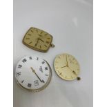 Longines watch movement and 2 others