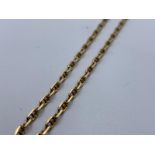 9ct yellow gold anchor chain.