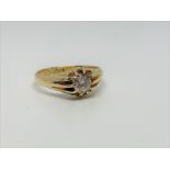 18ct gold and diamond ring