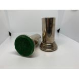 Sterling silver candleholders