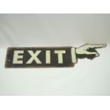 Vintage styled EXIT sign