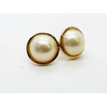 9ct pearl earrings