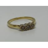 18ct gold and diamond ring