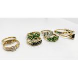 Dealers lot of assorted 9ct gold rings