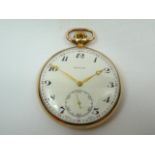 Gents gold Zenith pocketwatch