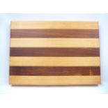 Handcrafted kitchen chopping board